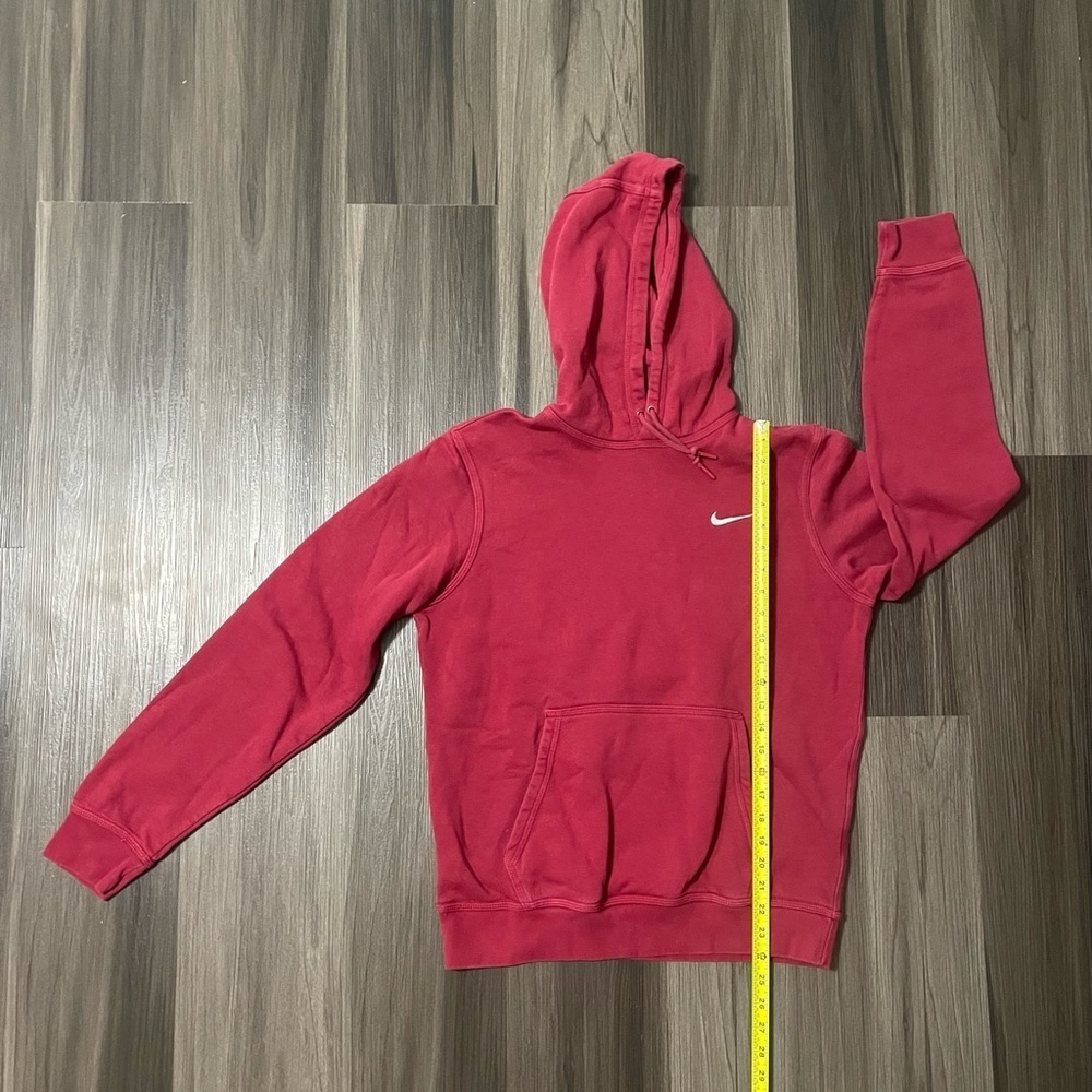Nike Crimson Hoodie with Logo - Picture 3 of 7